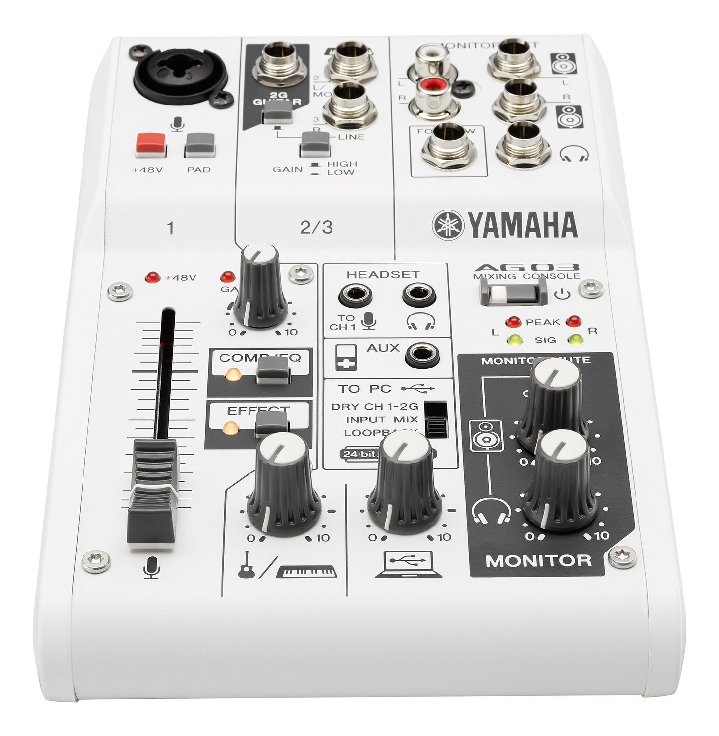 Yamaha AG03 — mikser i interfejs USB — Salon Muzyczny ELKA