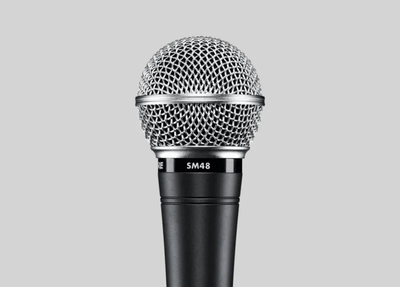 Shure SM48S-LC — mikrofon dynamiczny z wyłącznikiem