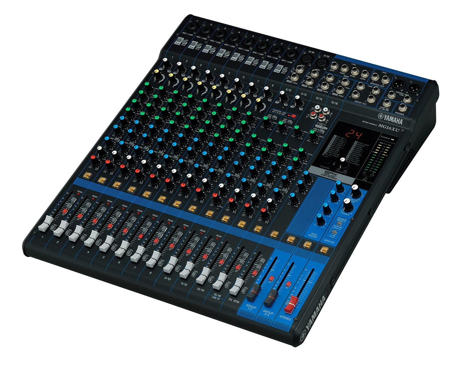 Yamaha MG16XU — mikser 16-kanałowy z efektami i USB — Salon Muzyczny ELKA