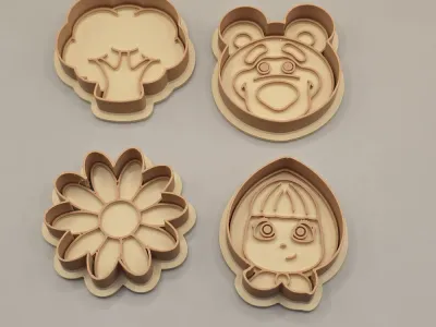 Stampi Biscotti Masha e Orso
