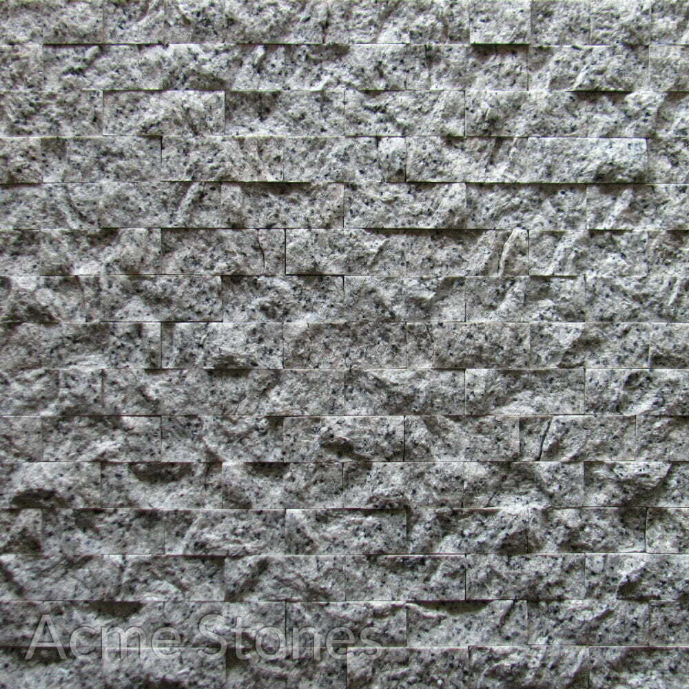 Brick Pattern P White Granite Split Face 2x1 inch