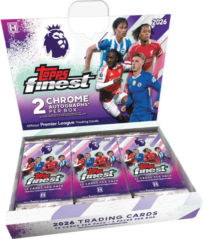 Topps Finest Premier League 2026 - Hobby Box