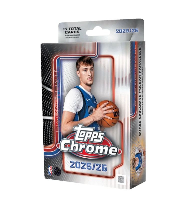 2025-26 Topps NBA Chrome Basketball Hanger Box