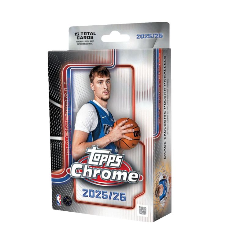 2025-26 Topps NBA Chrome Basketball Hanger Box
