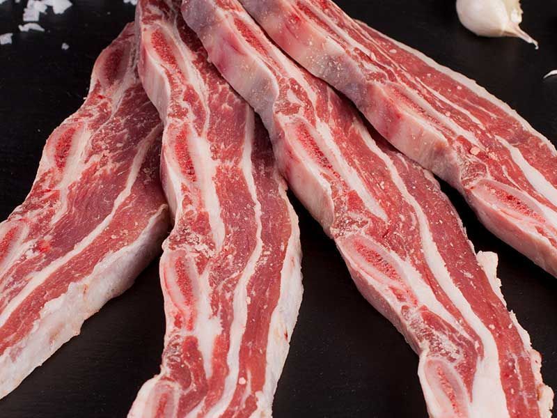 Tira de costilla de ternera