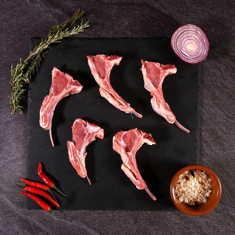 Chuletas de cordero, recental