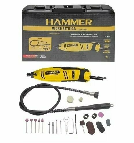 MICRO RETÍFICA - 150W - 220V - 41 ACESSÓRIOS - PRODUTO NOVO!!!