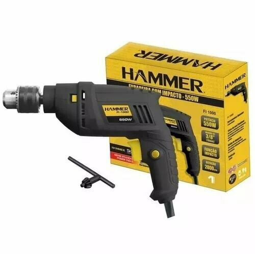 FURADEIRA DE IMPACTO - 550W - 5/8"