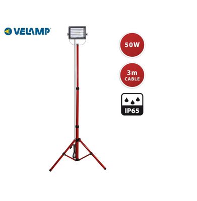 PROIETTORE LED 50W VELAMP 3 PIEDE