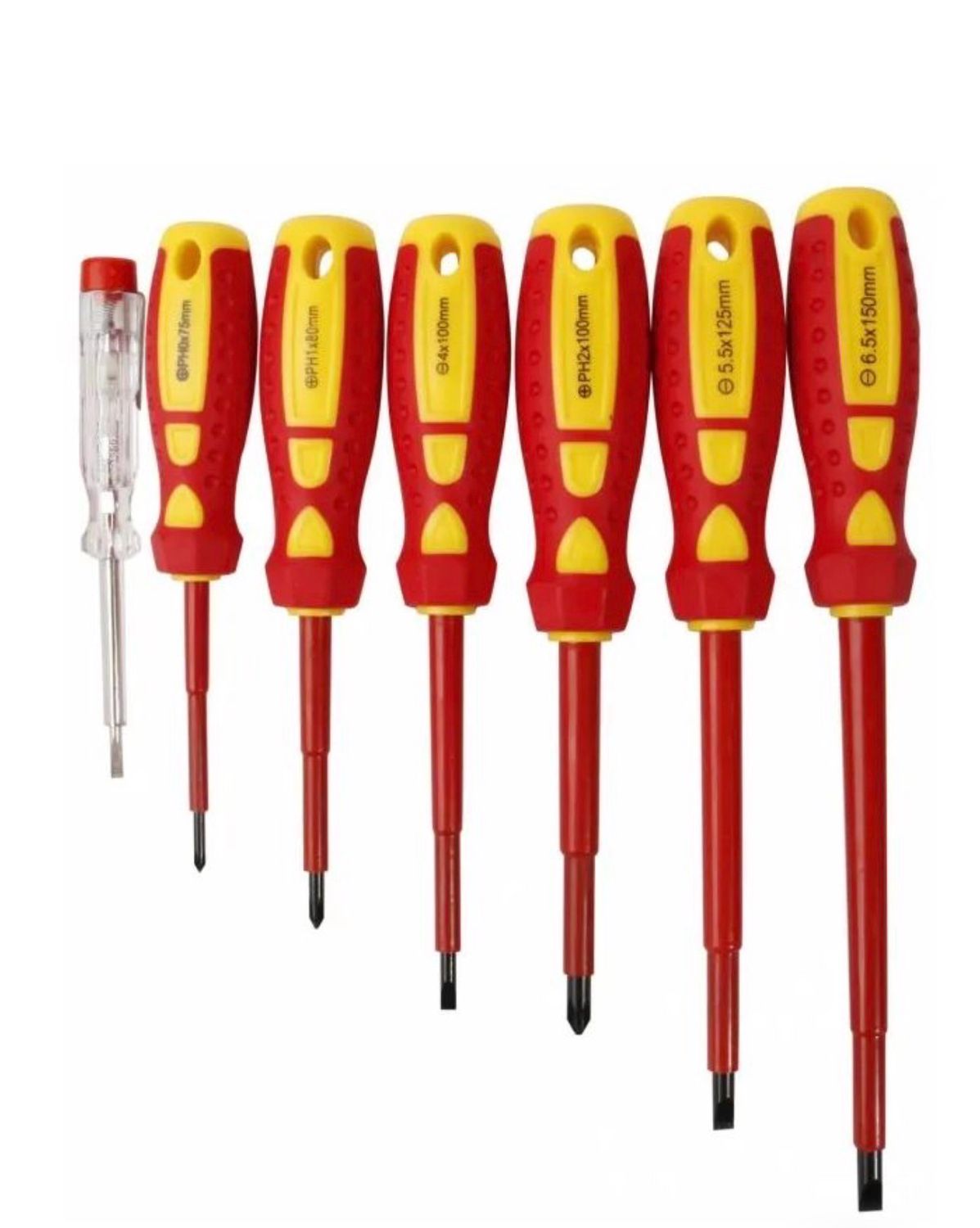 SET CACCIAVITI ISOLATI 7 PEZZI