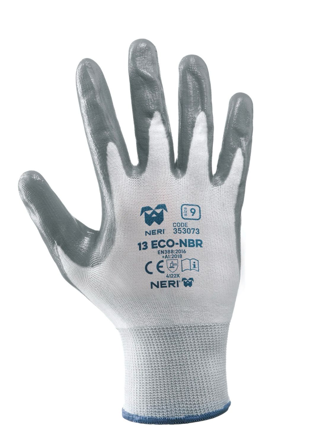 GUANTI POLIESTERE-NITRILE TG.9