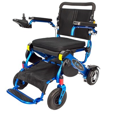 Geo Cruiser DX Lightweight Foldable Power Chair (Blue)