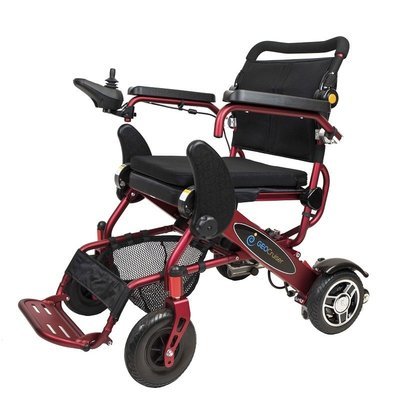 Geo Cruiser DX Lightweight Foldable Power Chair (Red)