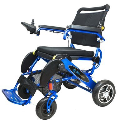 Geo Cruiser Elite EX  Lightweight Foldable Power Chair (Blue)