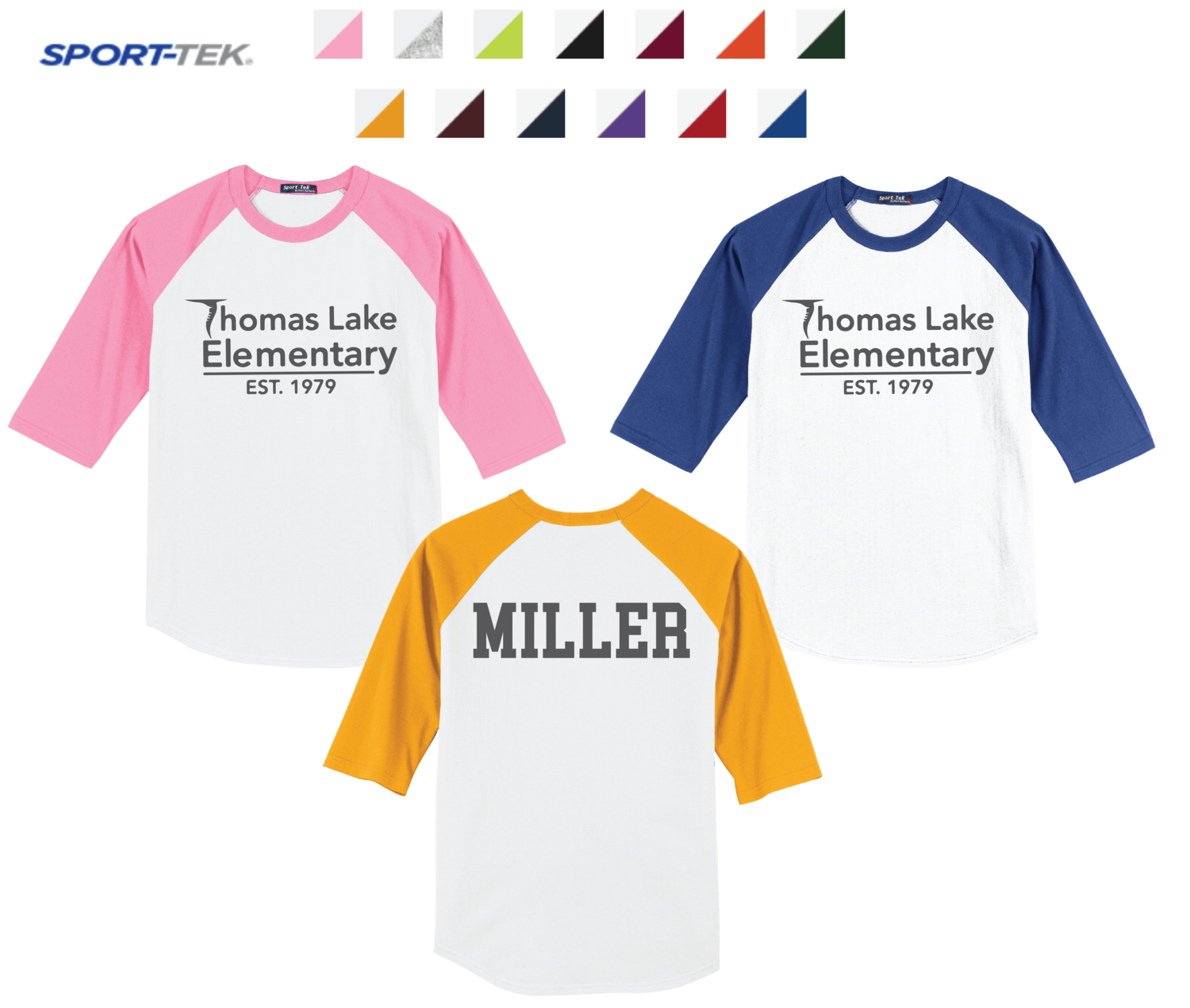 Sport-Tek® Colorblock Raglan Jersey