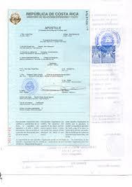 Apostilla de Documento/ Apostille of Document