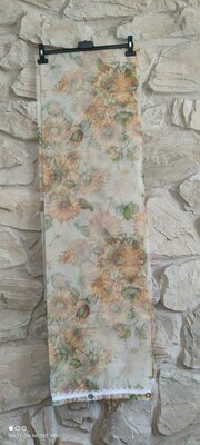 Zanzariera 150x250 Ecru con Girasoli Gialli...