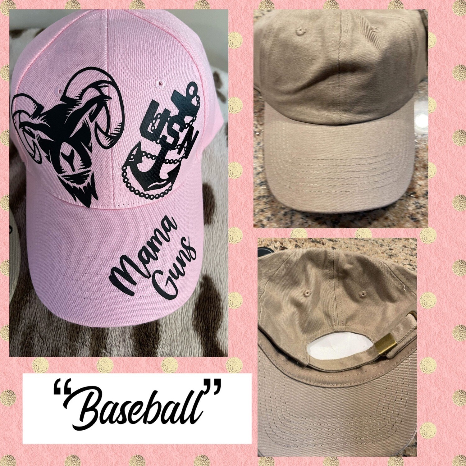 Baseball Hat *please allow 4-5 days after order placed for us to ship.