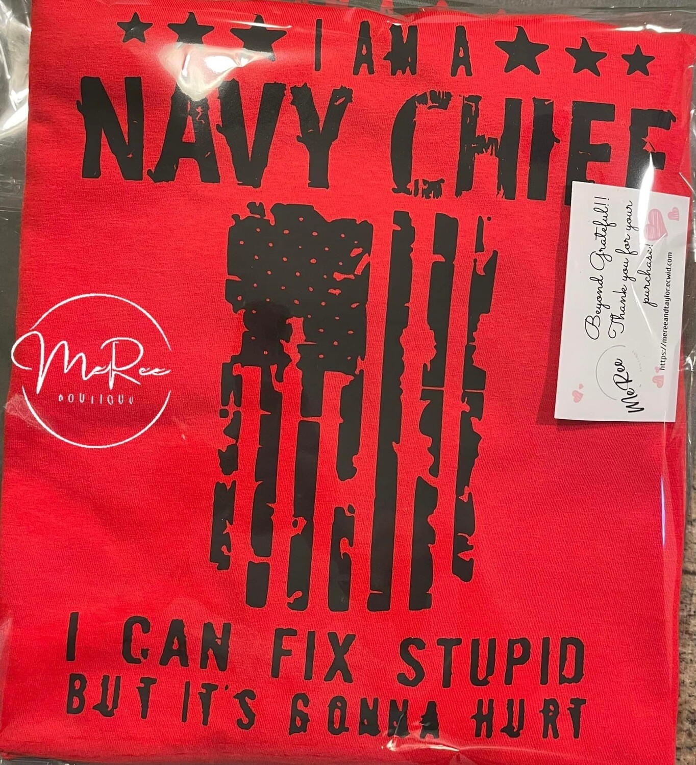 Vet/Warrant or Chief “FIX” T-Shirt (please allow 3-5 days to process, once ordered.)
