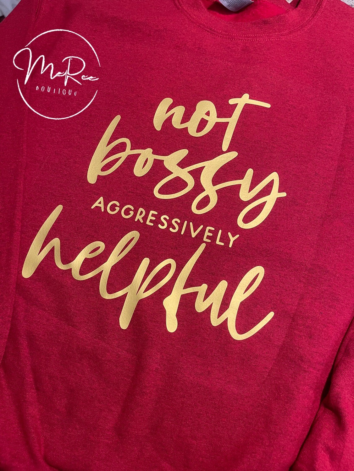 ❤️”Not Bossy” Shirt/Top 👉🏼Takes approx 2-6 days to ship from date of order.) *SHIPPING INCLUDED IN PRICE.⭐️