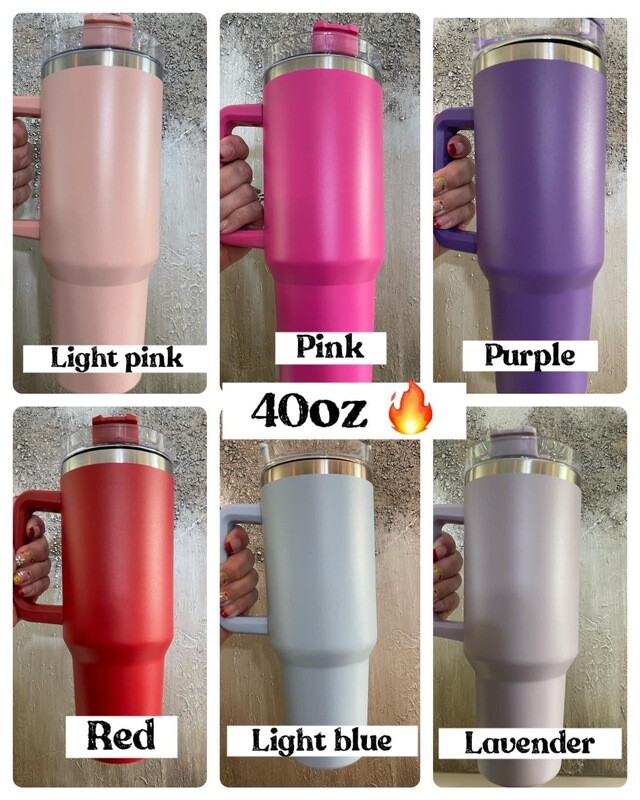Baby Blue Laser Engrave **40-ounce Military Rank and Name **Reusable Vacuum Tumbler, Double Layer Stainless Steel Insulated Drinking Cup With Lid/Straw**Please allow 3-5 days to ship once ordered.