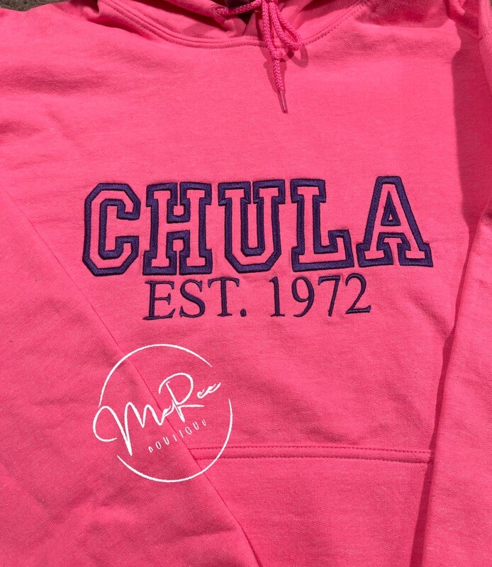 ⭐Custom ⭐ Embroidered Crew Neck Sweatshirt or Hoodie ❤️ Please Allow 5-7 Business Days To Ship Once Ordered.