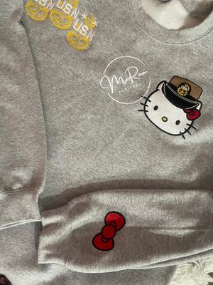 Khaki Kitty Hoodie or Sweatshirt (should ship 5-6 business days after ordered.)