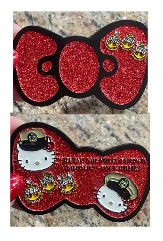 $15.00 Each ❤️ 2.5 Inches Bow Kitty Coin ❤️