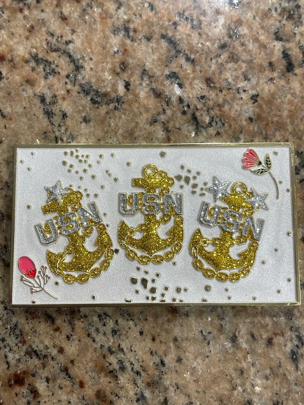 Navy CPO Sister Coin ⚓ 3” x 2” Custom Design Chief • Navy Chief • Navy SCPO • Navy MCPO 🌸🌹