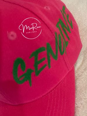 Embroidered Genuine Cap ❤️ 🧢 Please allow 4-6 business days to ship once the order is placed.