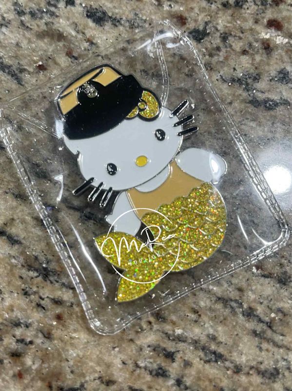 2.5 in Mermaid Kitty Coin **Ready to Ship