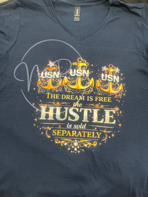 Hustle CPO T-SHIRT (Unisex Crew Neck or Woman's V-Neck) *Processing time: 2–5 business days from date purchased*
