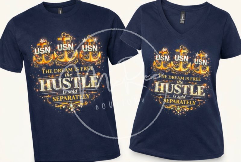 Hustle CPO SHIRT (Unisex Crew Neck or Woman's V-Neck) *Processing time: 2–5 business days from date purchased*