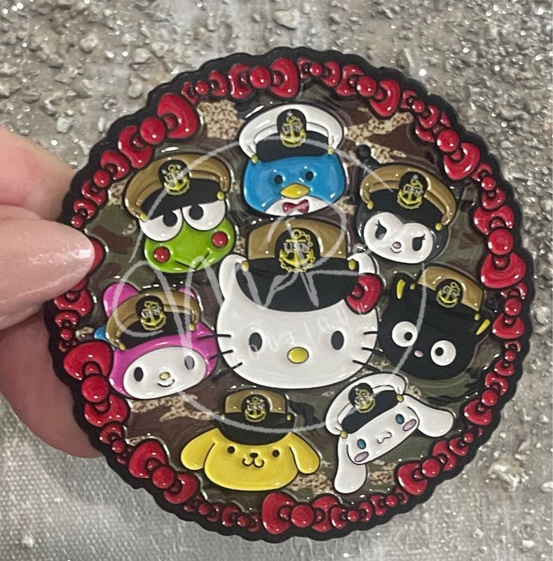 💕FREE SHIPPING💕✨New Khaki Kitty Empower 3 inch Custom Challenge Coin✨