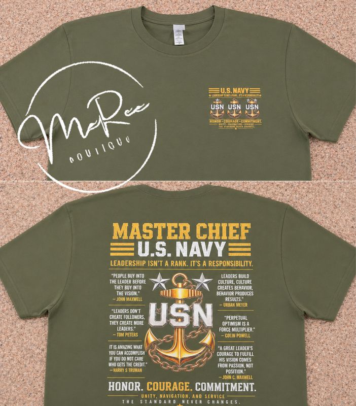 CMC, MC, SC, CPO or TRIANCHORS — Leadership isn’t a rank, it’s a responsibility. Processing time: 2–5 business days from purchase.