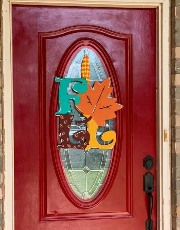 "Welcome Fall" Door Hanger