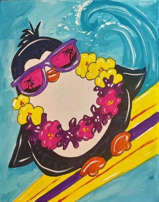 Surfin' Penguin