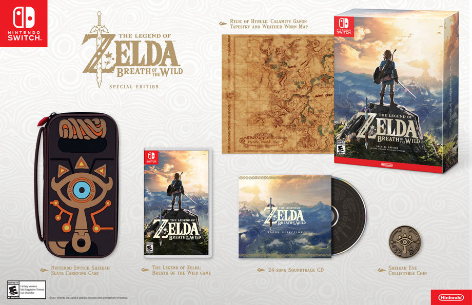 Nintendo Switch Edition Zelda breath of the wild