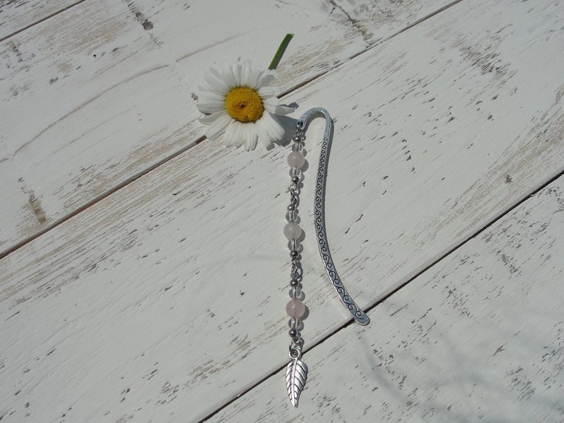 Signet quartz rose et quartz clair