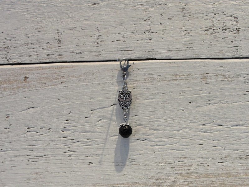 Breloque hibou diffuseur d&#39;huile essentielle