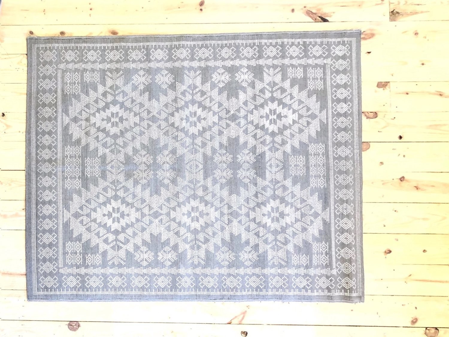 Gray Tribal Rug