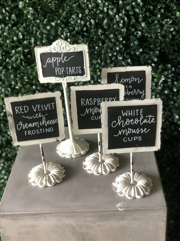 Mini Dessert Chalkboards