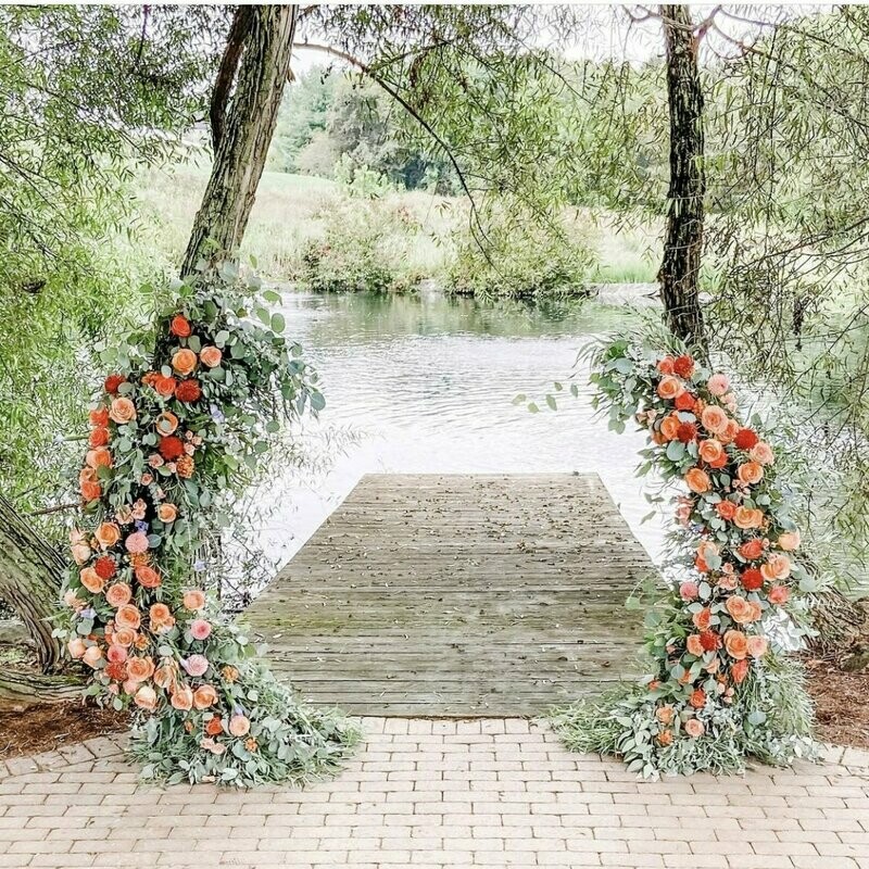 Copper Floral Stands