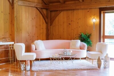 Everly Blush Pink Sofa