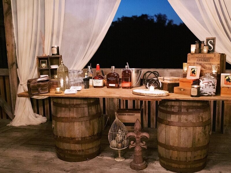 Whitson Whiskey Barrel Bar - Cigar Bar