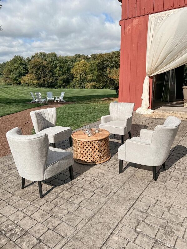 Aiken Gray Tweed Chairs