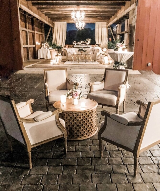 Set of 4 Adrienne Chairs with Kennedy Table
