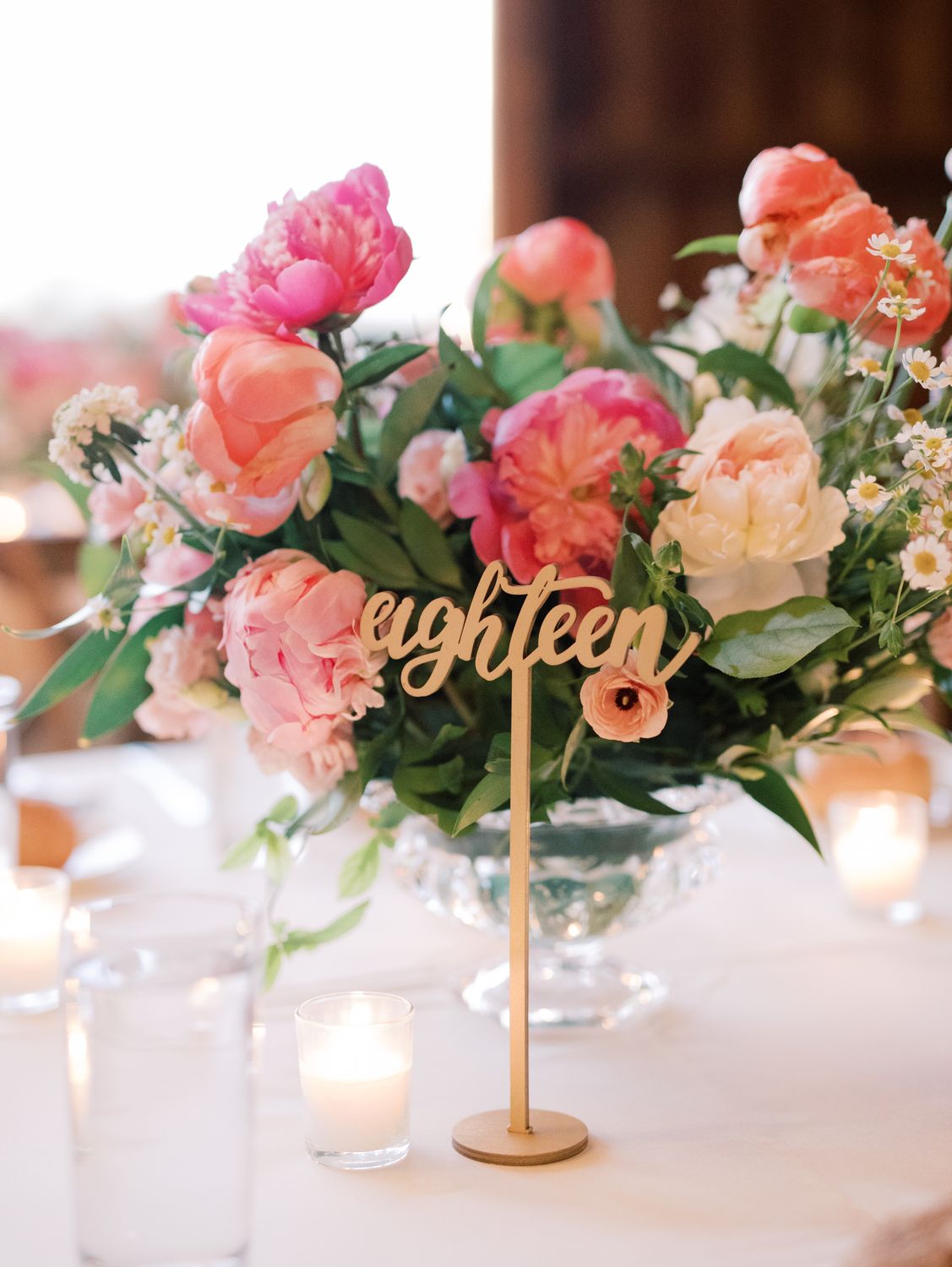 Gold Script Table Numbers