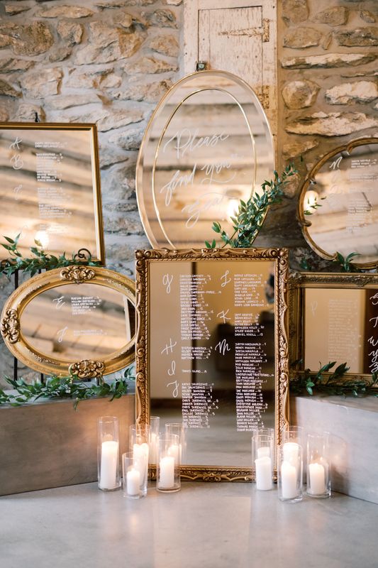 Assorted Size Mirrors