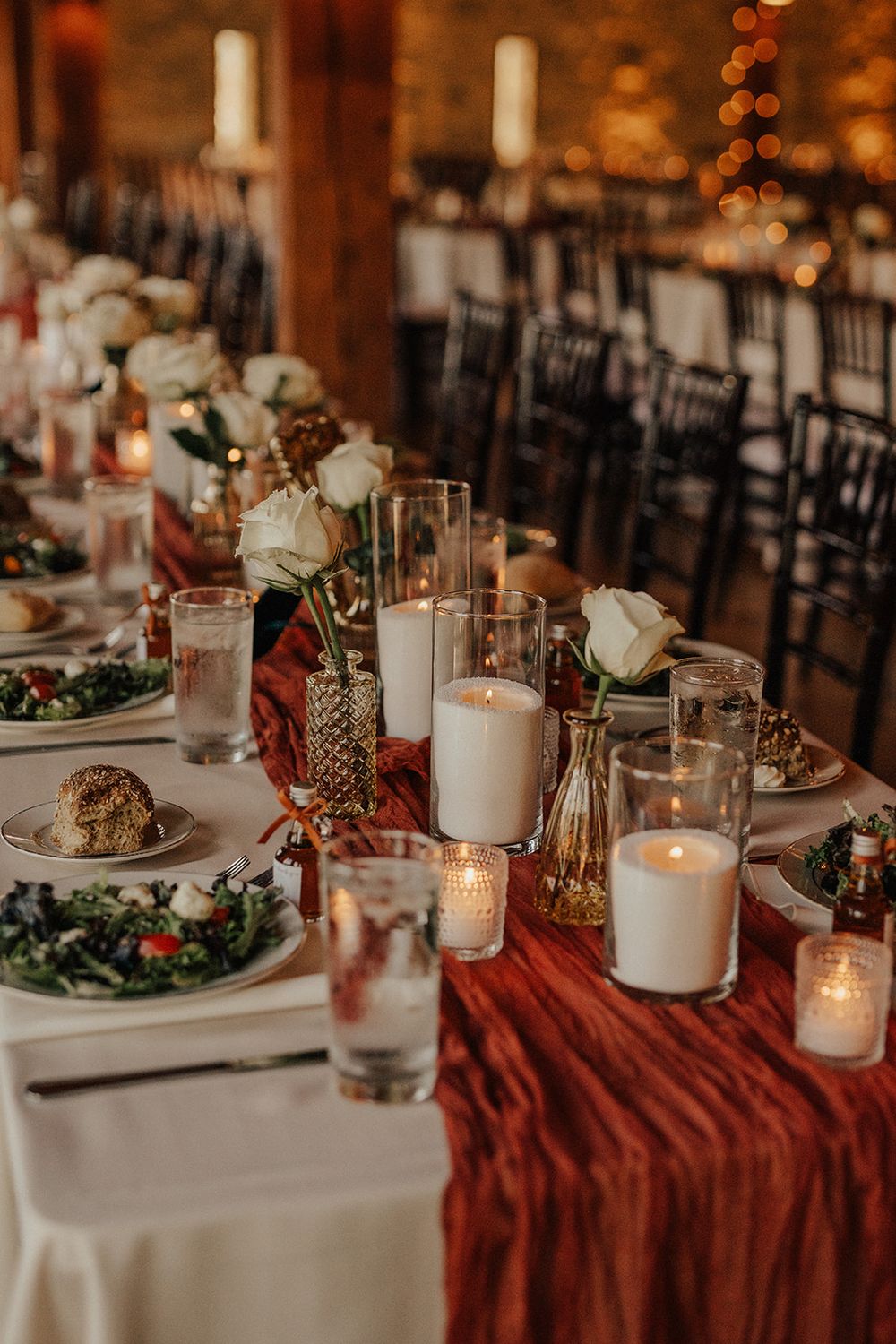 Burnt Orange Cheesecloth Runners Burnt Orange Cheesecloth Runners